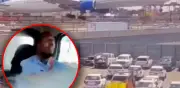 Boeing 767 de United impacta camioneta en Nueva Jersey