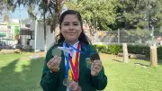 Camila, 13 años, campeona de matemáticas, representará a México en Singapur