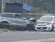 Camioneta embiste puesto de hot dogs en Naolinco; dos muertos y 14 heridos