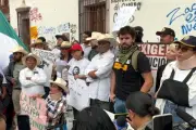 Campesinos arman megamarcha contra represión en Zacatecas