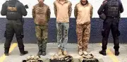 Capturan a tres armados con equipo táctico en General Bravo, NL