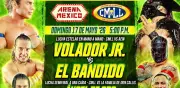 Cartel completo del Domingo Familiar en Arena México: Volador Jr vs Bandido
