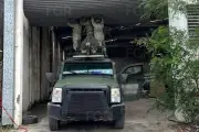 Decomisan 15 vehículos blindados en Reynosa