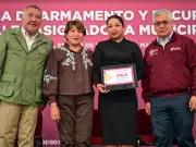 Edomex entrega 92.4 mdp para equipar policías municipales