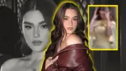 Emily Álvarez, hija del Canelo, deslumbra como modelo con vestido de encaje
