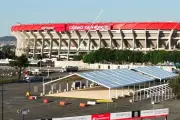 Estadio Ciudad de México luce nuevo nombre en su fachada