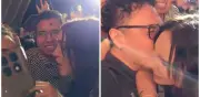 Fan cambia letra de Belinda y ella le otorga '50 puntos' en Puebla