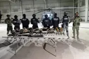Fuerza Civil asegura arsenal en Los Aldamas, Nuevo León