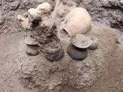 Hallan tumbas teotihuacanas en Tula durante obras del Tren México-Querétaro