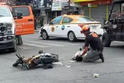 Impactan en su bici eléctrica: joven herido en CDMX