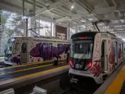 Inauguran en CDMX el Tren Ligero El Ajolote