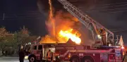 Incendio devastador consume bodega de residuos peligrosos en Torreón