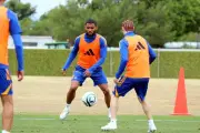 Joaquim mejora y ya entrena en campo con el equipo