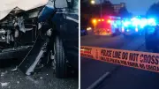 Joven sobrevive milagrosamente a choque que partió su auto en dos en EE. UU.