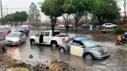 Lluvias en CDMX causan encharcamientos y afectaciones viales