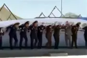 Mampara cae sobre Delfina y mandos militares en Santa Lucía