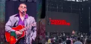 Manuel Medrano detiene concierto en Tecate Emblema por pelea entre asistentes