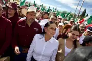 Marcha de Morena contra Maru Campos en Chihuahua