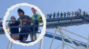 Montaña rusa varada a 74 metros por apagón en Six Flags Texas