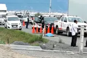 Muere atropellado al cambiar llanta en carretera de NL