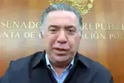 Niega Inzunza cargos y descarta dejar su escaño en el Senado