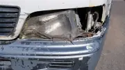 Pasajeros graban choque dentro de camión de RUTA en Puebla