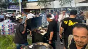 Por ausencia de Rocha y Gámez, realizan 'carnita asada' de protesta en Culiacán