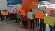 Protestas en Chihuahua contra la visita de Andy López Beltrán y Ariadna Montiel