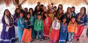 Reciben a Sheinbaum con ritual Seri en Hermosillo; inaugura acueducto
