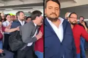 Reciben con protesta a Andy y Montiel en Chihuahua