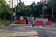 Reclaman por torre; sigue bloqueo en MH por obra de BE Grand