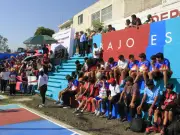 Rescatan con luz y color el Deportivo San Andrés en Ecatepec