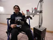 Robot del IPN apoya a personas con discapacidad motriz en piernas