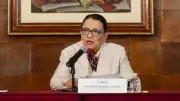 Rosa Icela Rodríguez evade preguntas sobre Rocha Moya con frase viral