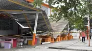 Tormenta en Juárez derriba techo de escuela primaria