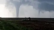 Tornado no supercelda sorprende a Puebla y se viraliza en video