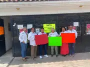 Trabajadores del Ineejad protestan por aumento salarial en Zapopan