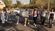 Trabajadores del IPN encabezan protestas en CDMX este 12 de abril
