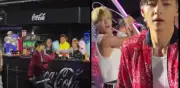 V de BTS vuelve a sorprender: pide algodón de azúcar y lo regala a una fan en CDMX