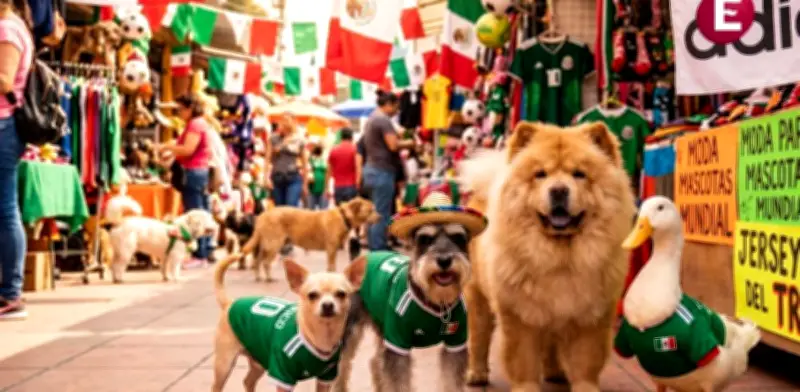 Fiebre mundialista: mascotas en México lucen colores del Tri rumbo a 2026