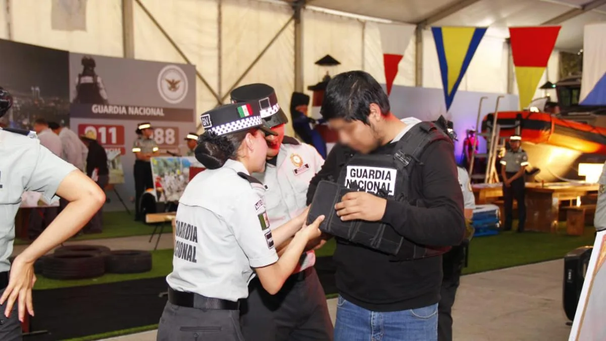 Guardia Nacional despliega operativo de proximidad social en la Feria de Puebla 2026
