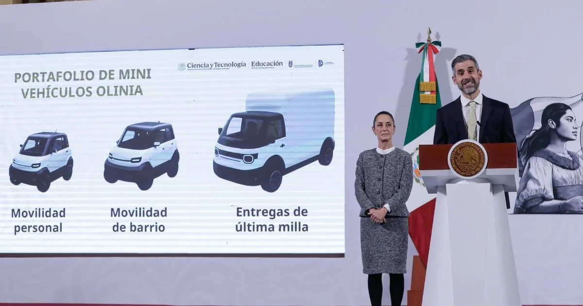 Olinia: vehículo eléctrico fuera de la NOM-194 busca nueva categoría regulatoria