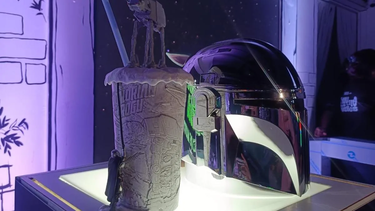 Cinépolis lanza palomera de The Mandalorian and Grogu con acabado metálico y Grogu en 3D