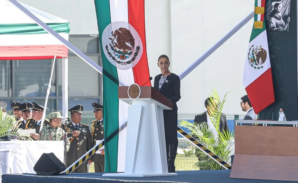 Sheinbaum reafirma compromiso de servir al pueblo y proteger la soberanía en aniversario de la Fuerza Aérea