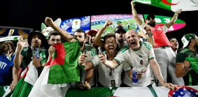 Afición de Argelia celebra empate ante Austria para evitar a España en Mundial 2026