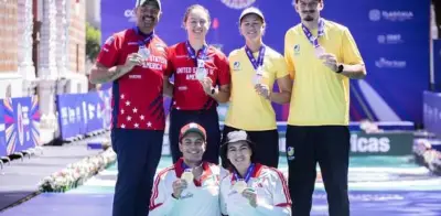 Alejandra Valencia y Matías Grande ganan oro en Panamericano de Tiro con Arco