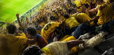 Avalancha de aficionados colombianos casi termina en tragedia en el Estadio Ciudad de México