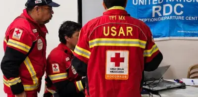 Cruz Roja Mexicana inicia rescates en Venezuela tras sismo