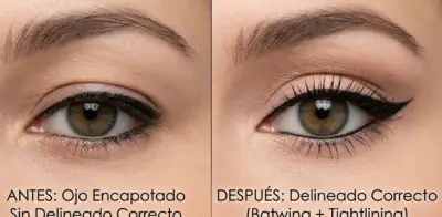 Delineado para ojos encapotados: trucos profesionales para una mirada enorme