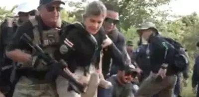 Evacúan a presidenta de Costa Rica tras explosión en gira por zona minera ilegal